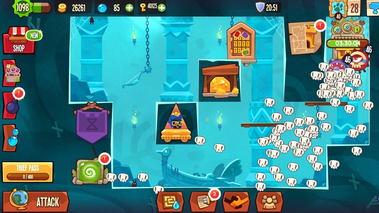 King Of Thieves - Base 133 Hard + Solution (Magnet Jump)