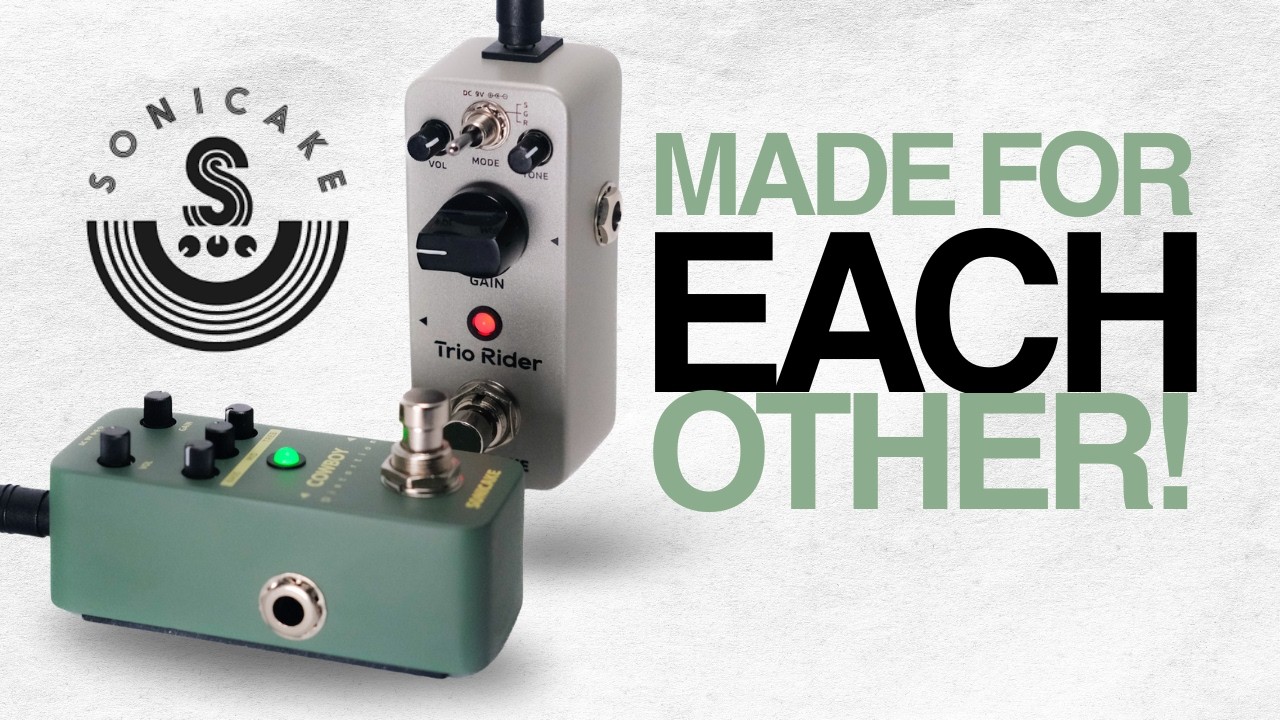 Are the new SONICAKE mini pedals worth it??? Trio Rider + Cowboy Distortion