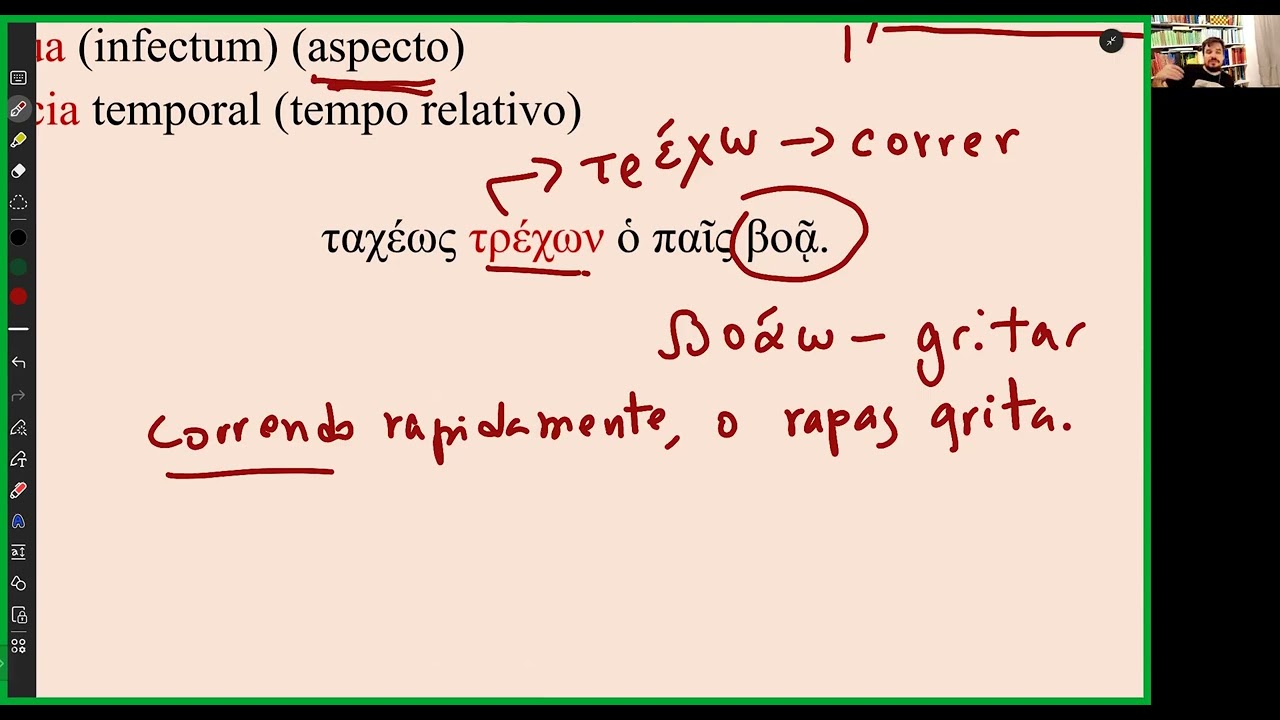 GREGO Aprendendo Grego 4 A D Particípios introdução geral