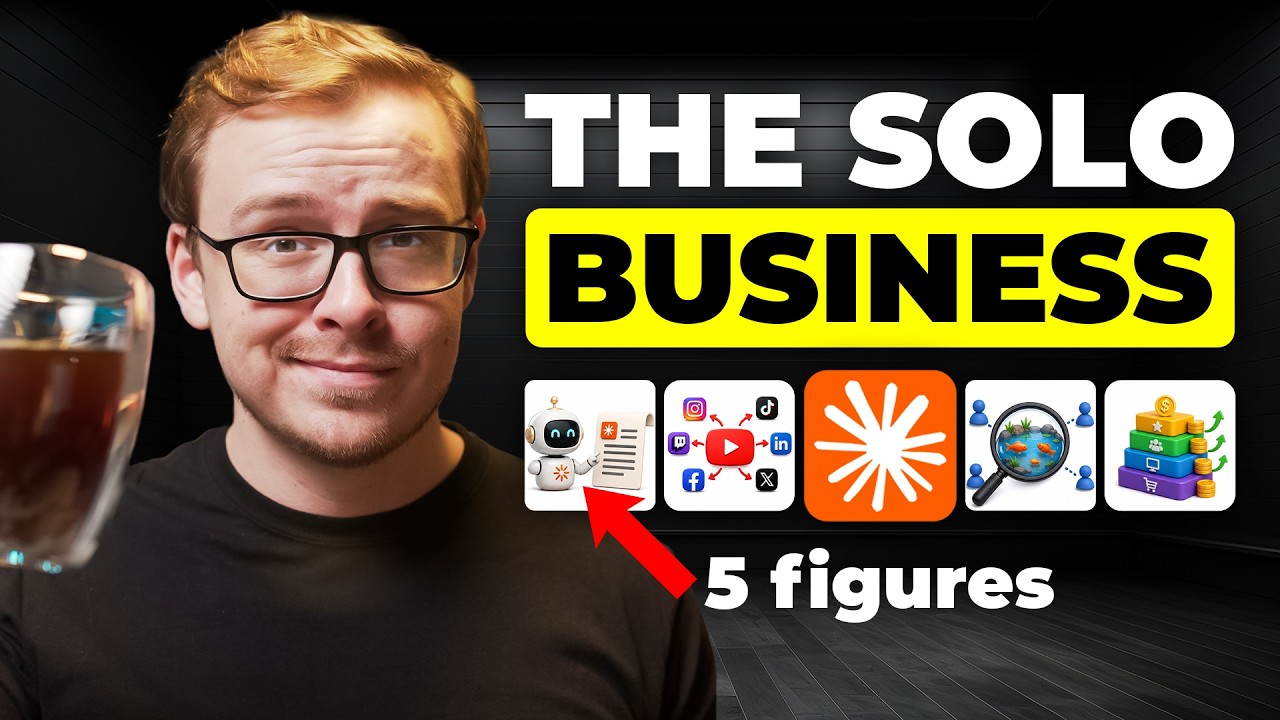 How I'd Build a One-Person Business to $10,000 a Month With Claude AI