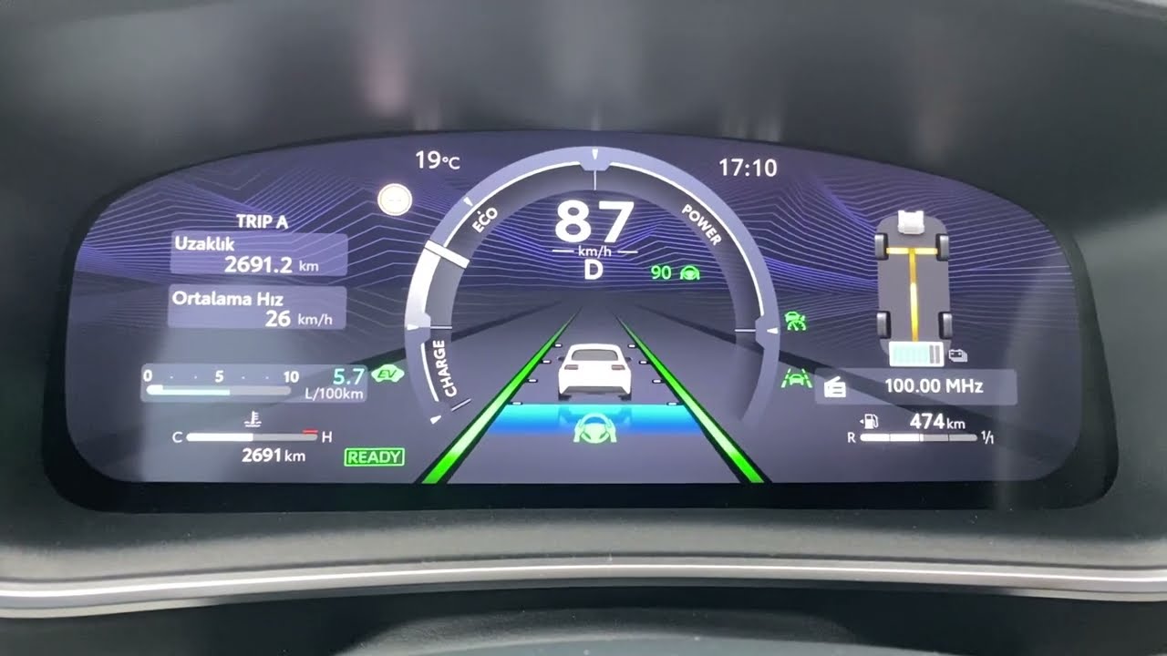Toyota Corolla Hybrid ile akıllı adaptif hız sabitleme ve hybrid sistem