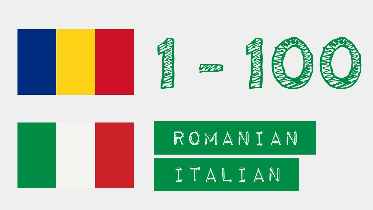 Numeri da 1 a 100  - rumeno - italiano