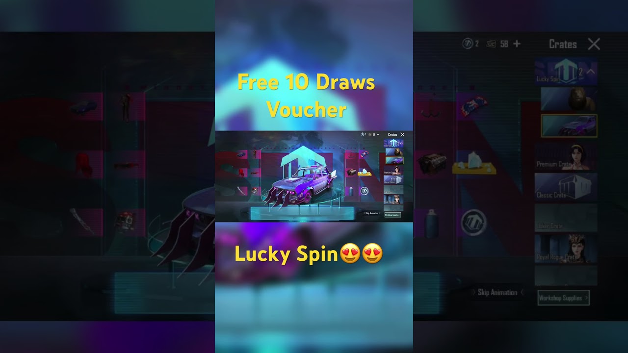 10 draws Free Lucky Spin voucher from Recall token #bgmishorts #luckyspin