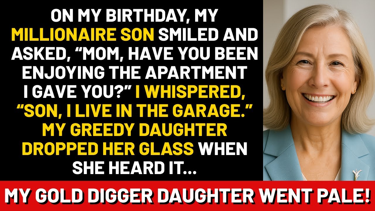 On my birthday, my millionaire son smiled and asked, “Mom, have you been enjoying the apartment...