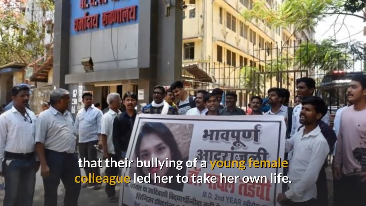 Dr Payal suicides (3 doctors arrested) Hindu caste humiliation