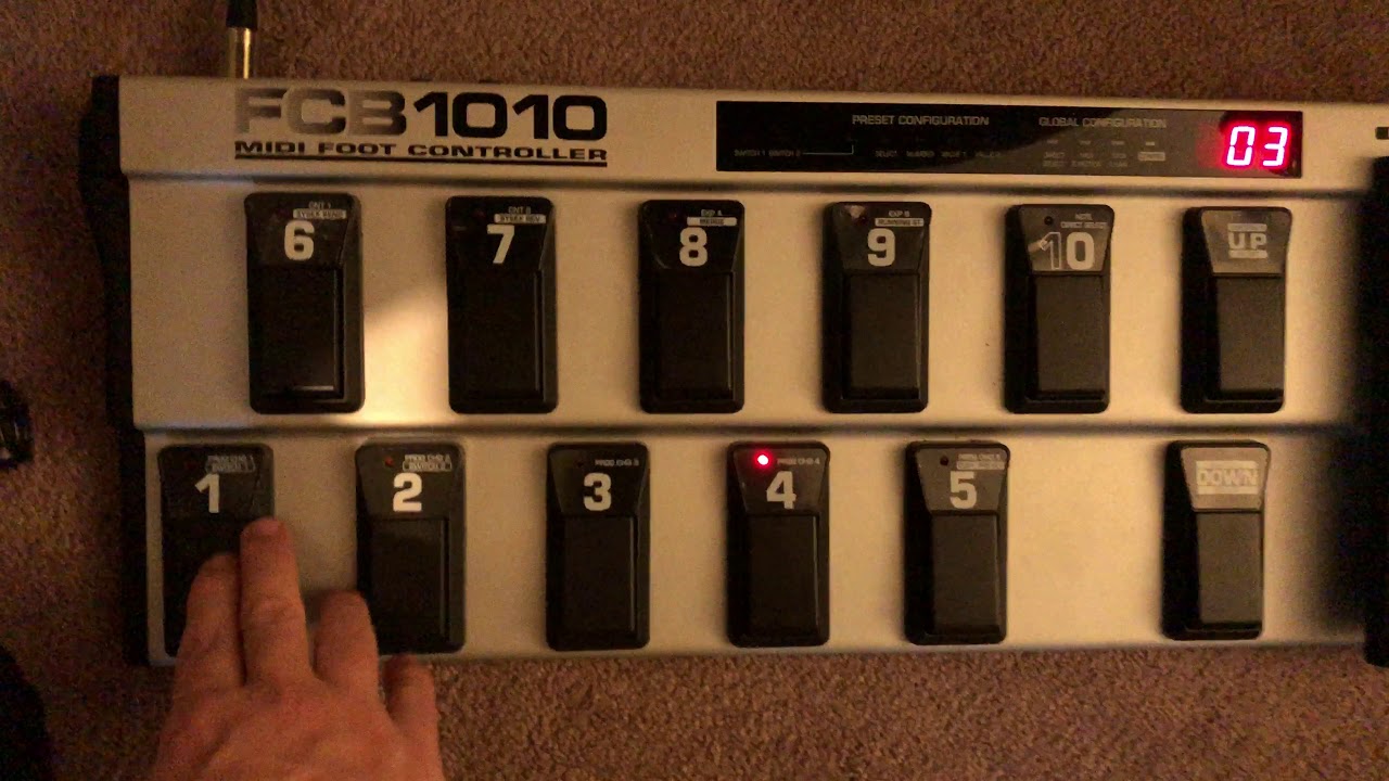 Axe-Fx III & FCB1010 - Scene Selection