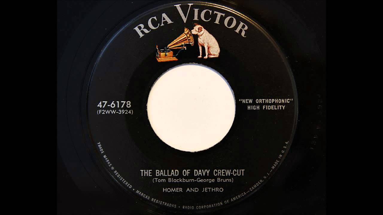 Homer And Jethro - The Ballad Of Davy Crew Cut (RCA Victor 6178)