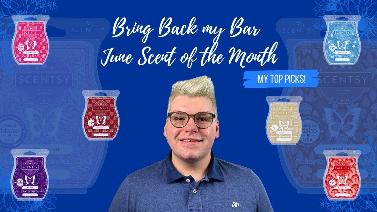 SCENTSY BRING BACK MY BAR & JUNE SCENT OF THE MONTH SNIFFS