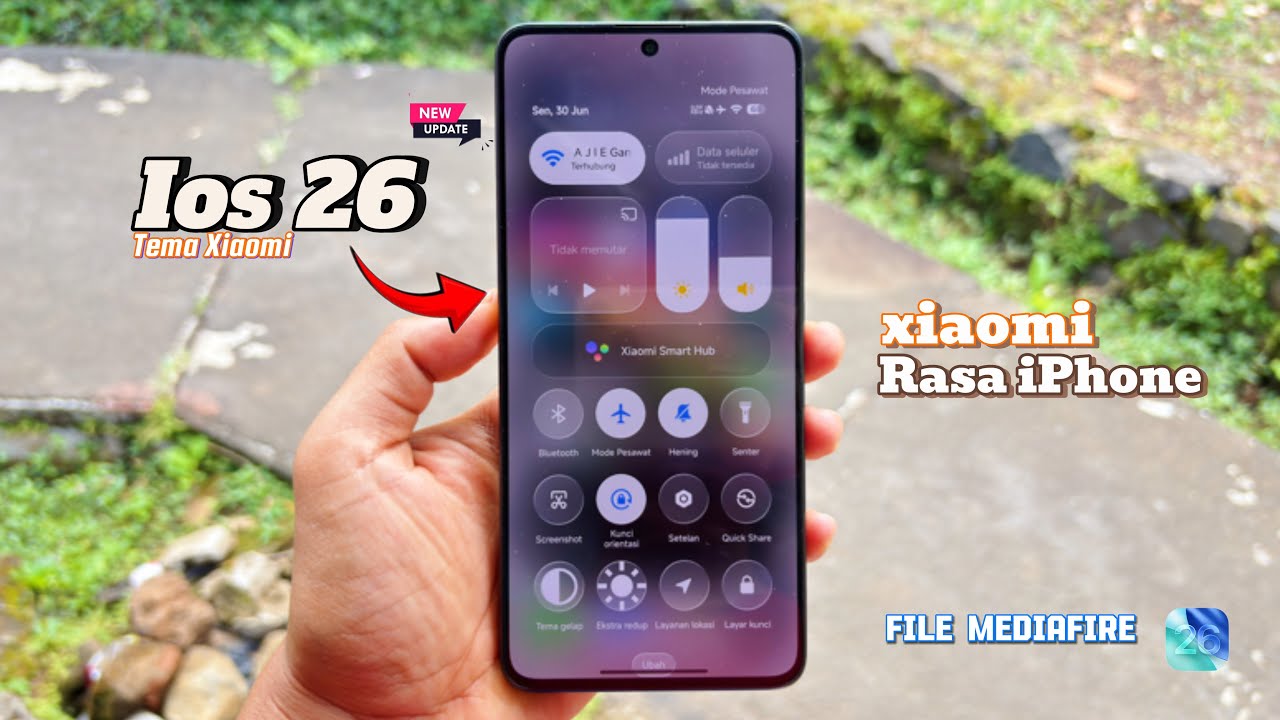 Resmi! Tema iOS 26 Xiaomi Work 100% All Device Xiaomi, Poco, Redmi