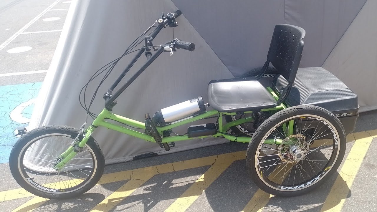 Triciclo praiano Valdo bike, troquei o eixo e os  rolamentos