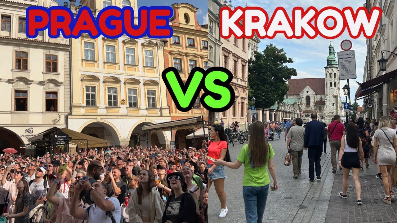PRAGUE 🇨🇿 vs KRAKOW 🇵🇱 Which is BEST to visit? 🤔