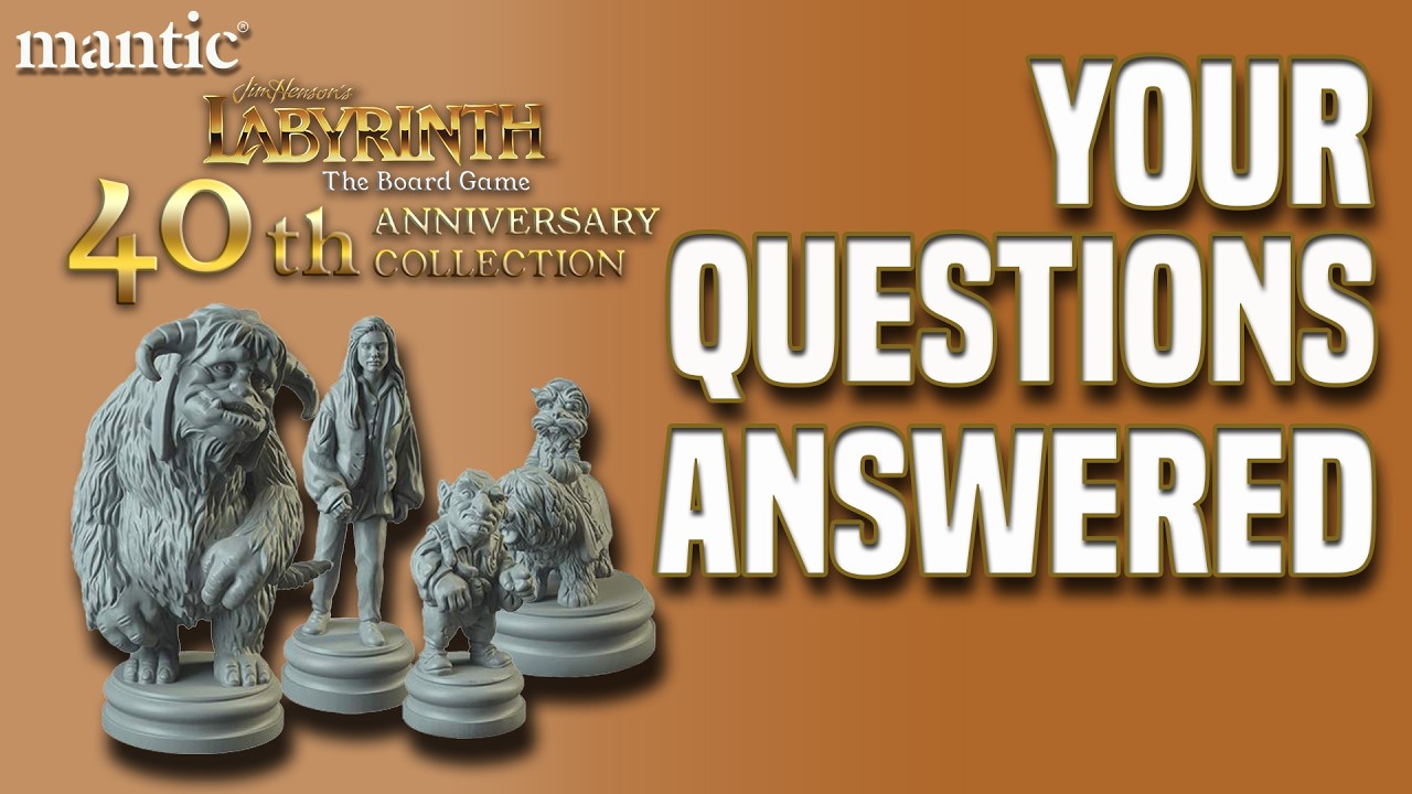 Your Questions Answered - Labyrinth The Board Game - 40th Anniversary Collection