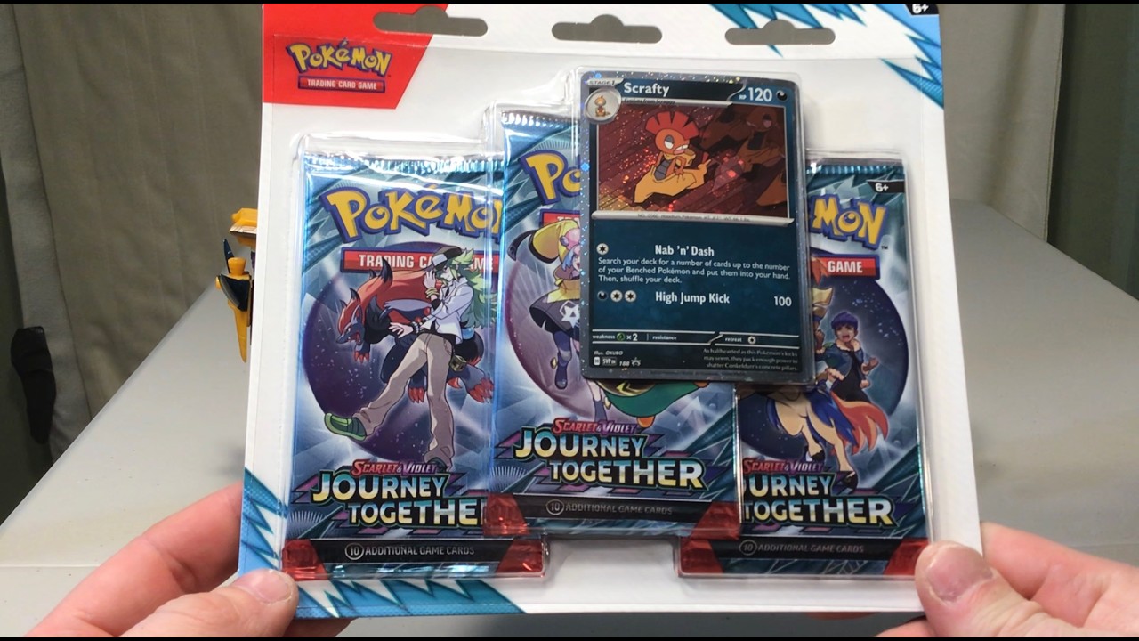 Opening a Scrafty Promo Journey Together 3 Pack Blister