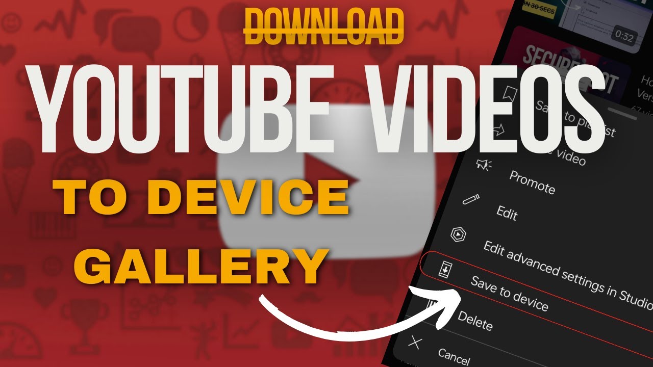 Download YouTube Videos to Phone Gallery 2026 | Android & iPhone
