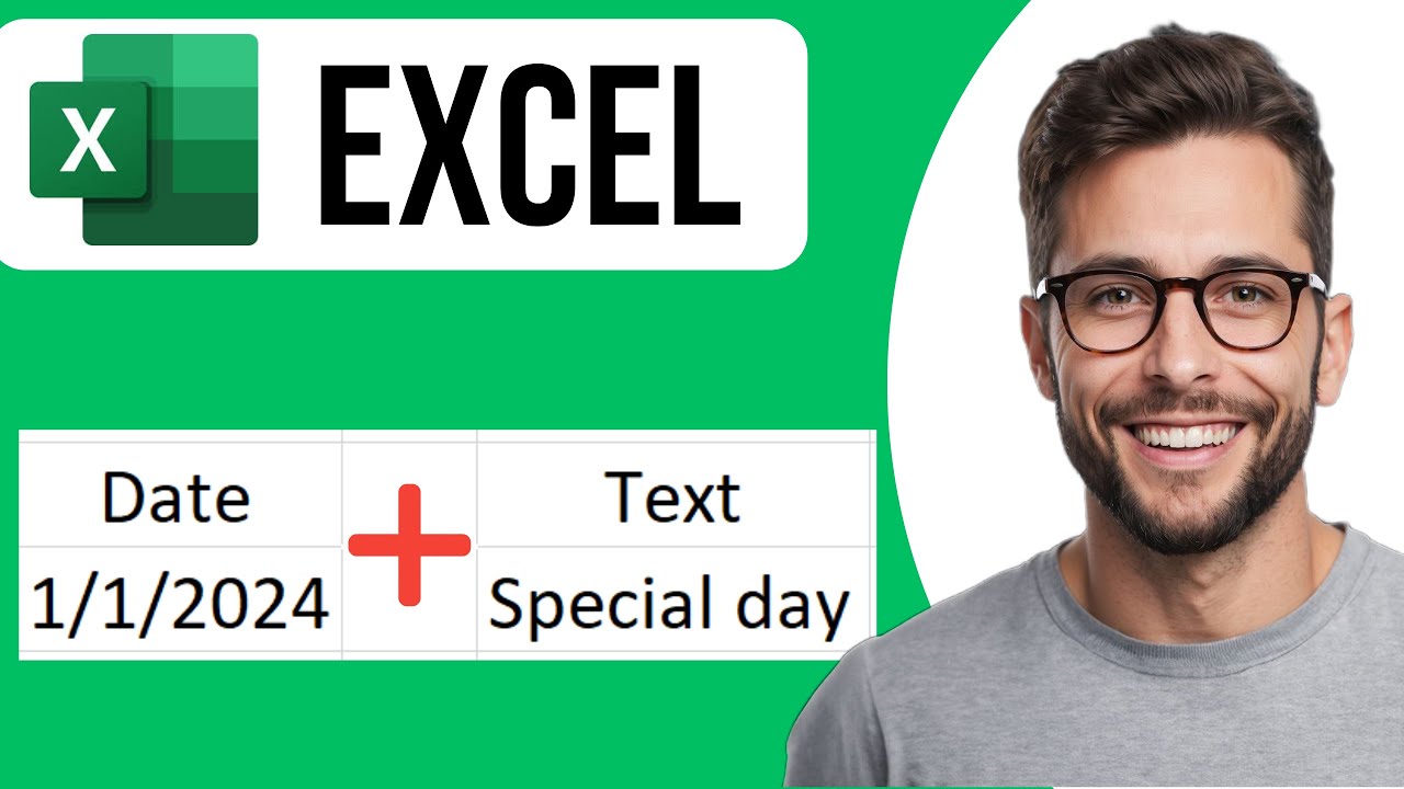 How To Combine Text And Date In Excel