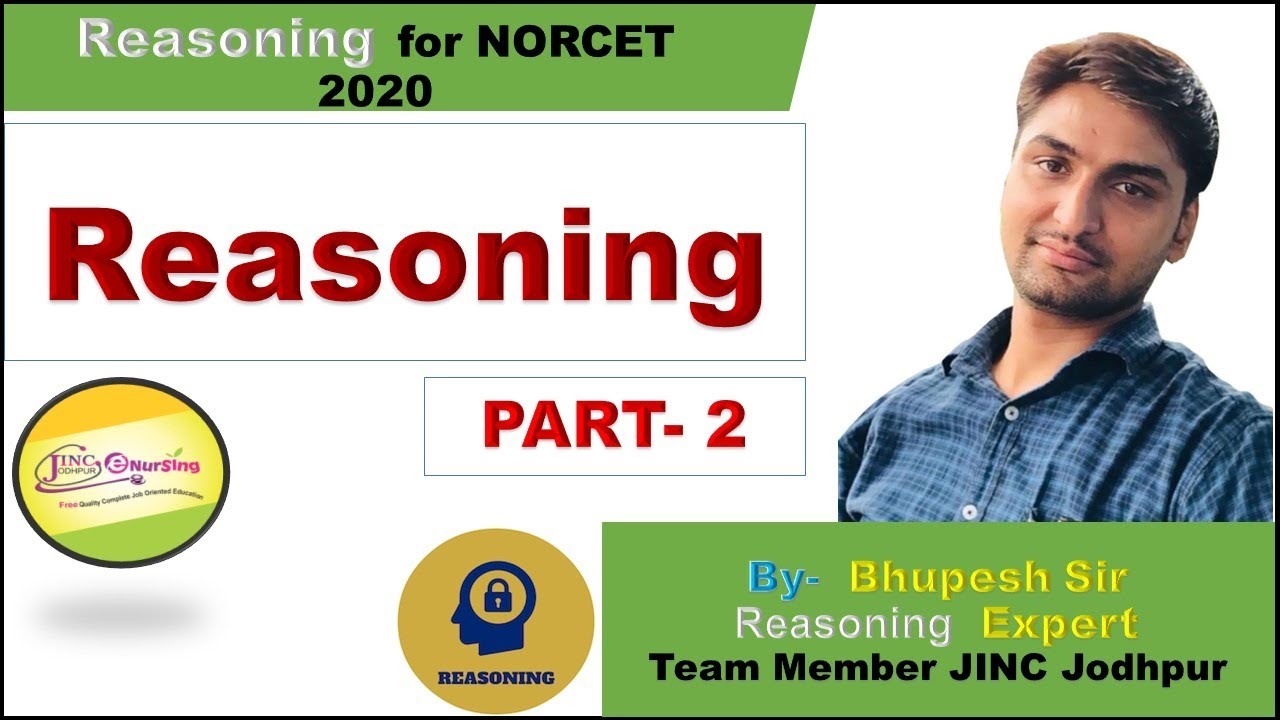 Reasoning Part-2  ( NORCET Special)