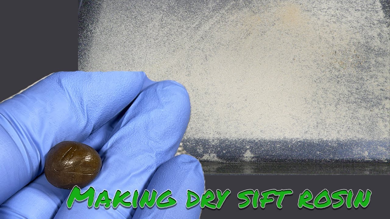 Making Dry Sift Rosin