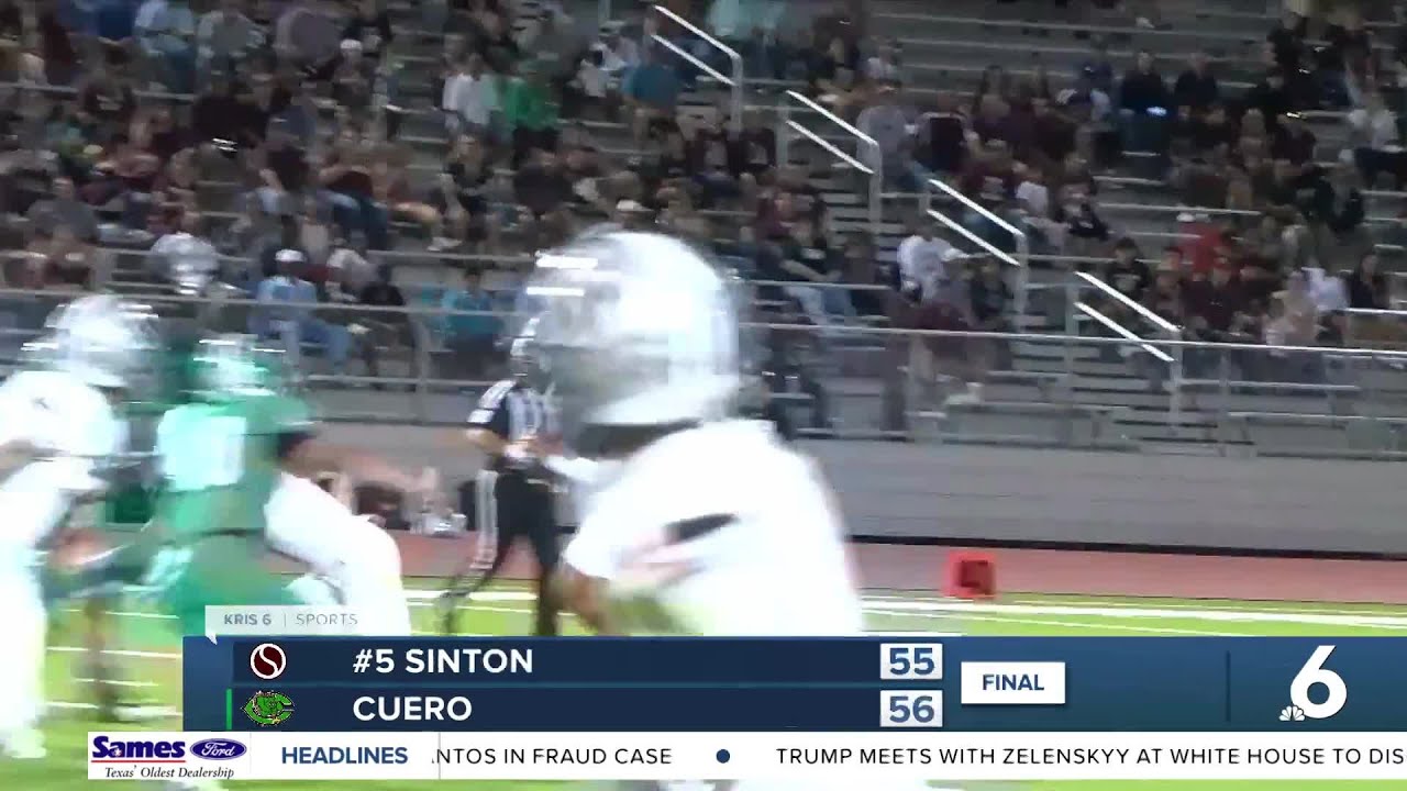 FRIDAY NIGHT FEVER WEEK 8: SINTON 55, CUERO 56
