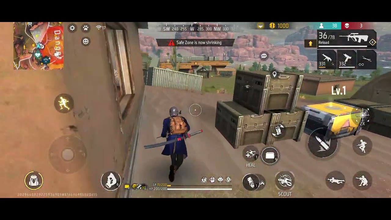 Epic Booyah in Free Fire 🔥 Solo vs Squad Full Gameplay | Free Fire Best Match Win