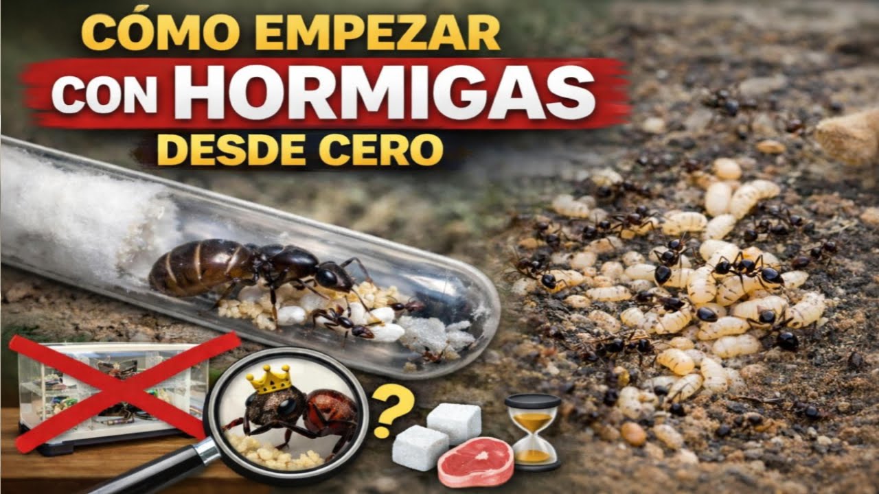 Cómo empezar a criar hormigas en casa