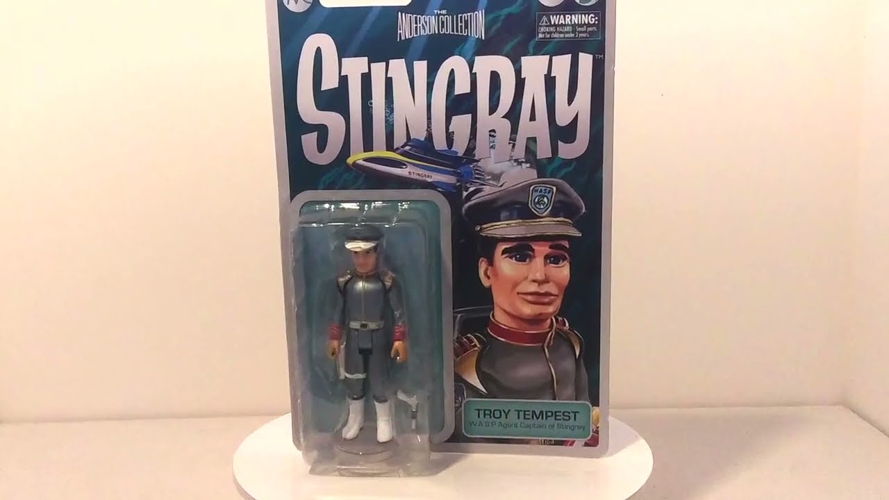 Master Replicas Stingray Troy Tempest 4 Inch Figure of Gerry Anderson Puppet Marionette Show!!!