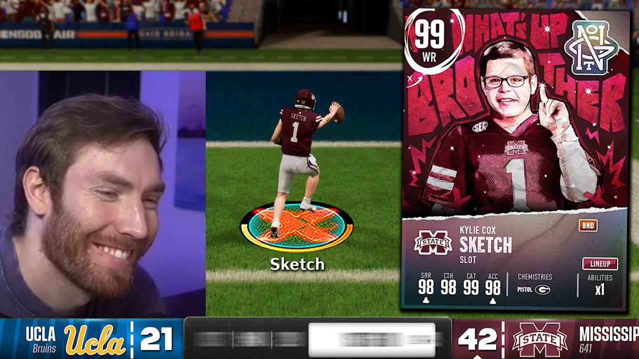 So Sketch Is In College Football Ultimate Team...