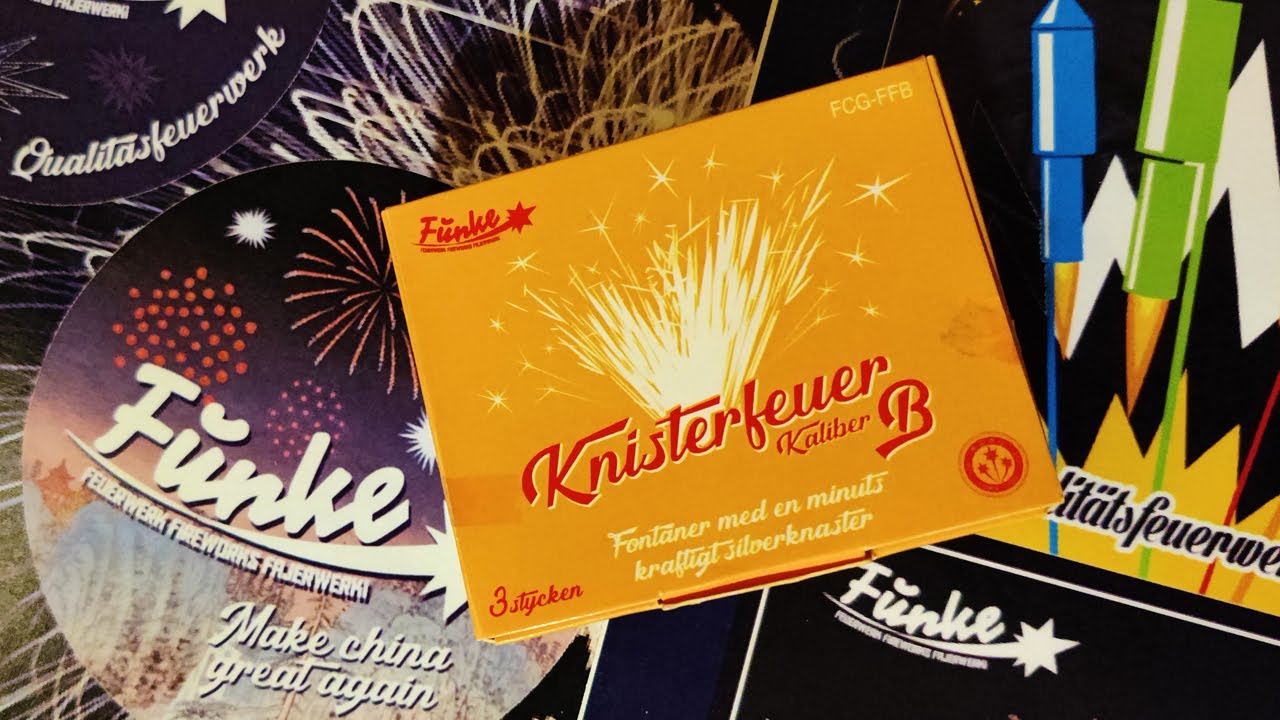 Knisterfeuer Cracklingfontän - Funke Fireworks