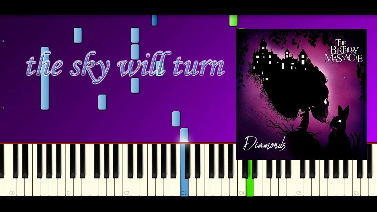 The Birthday Massacre - The sky will turn (Piano Cover, Synthesia)