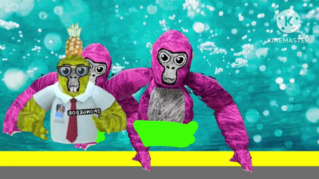 Spongebob Squarepants movie With Edam Gorilla Tag Espanõl Memes 