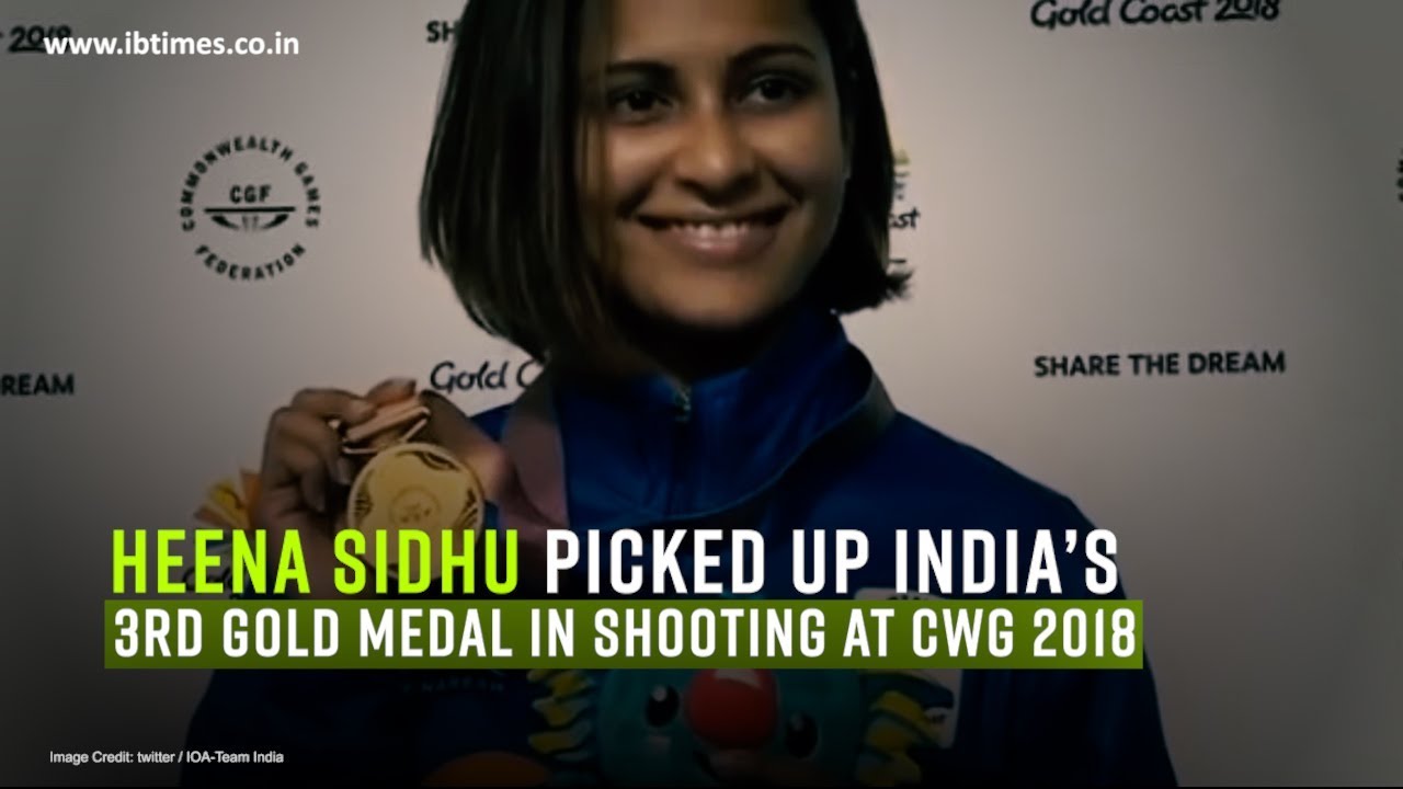 Shooter Heena Sidhu wins gold in womens 25m pistol event