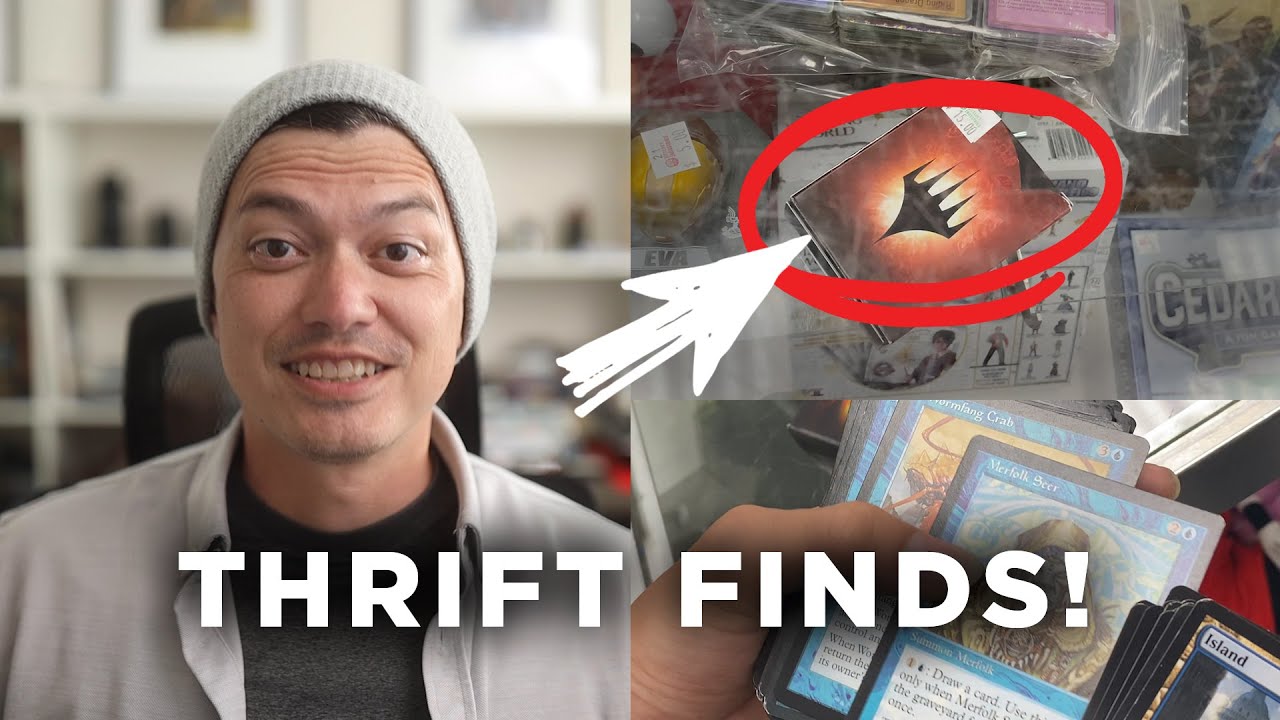 Found Magic cards at the Thrift Store!! Random Buy Magic: the Gathering