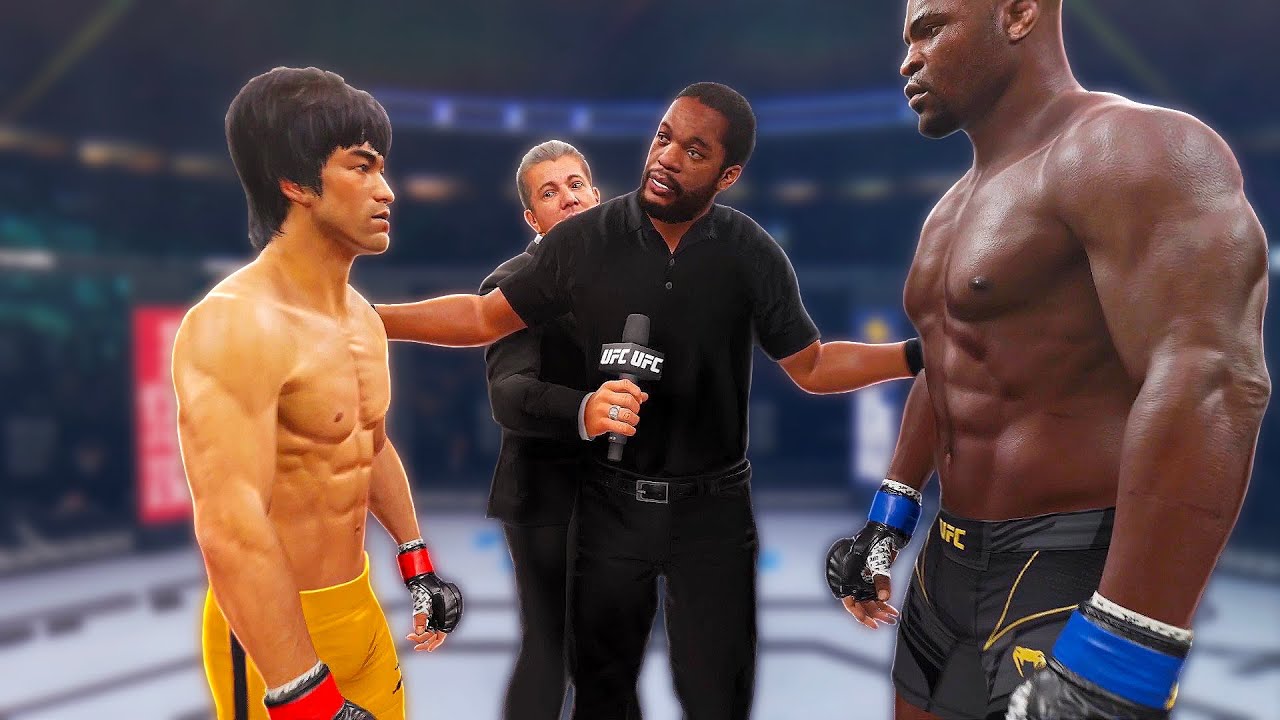 Bruce Lee vs Hyper-Realistic Francis Ngannou - Insanity