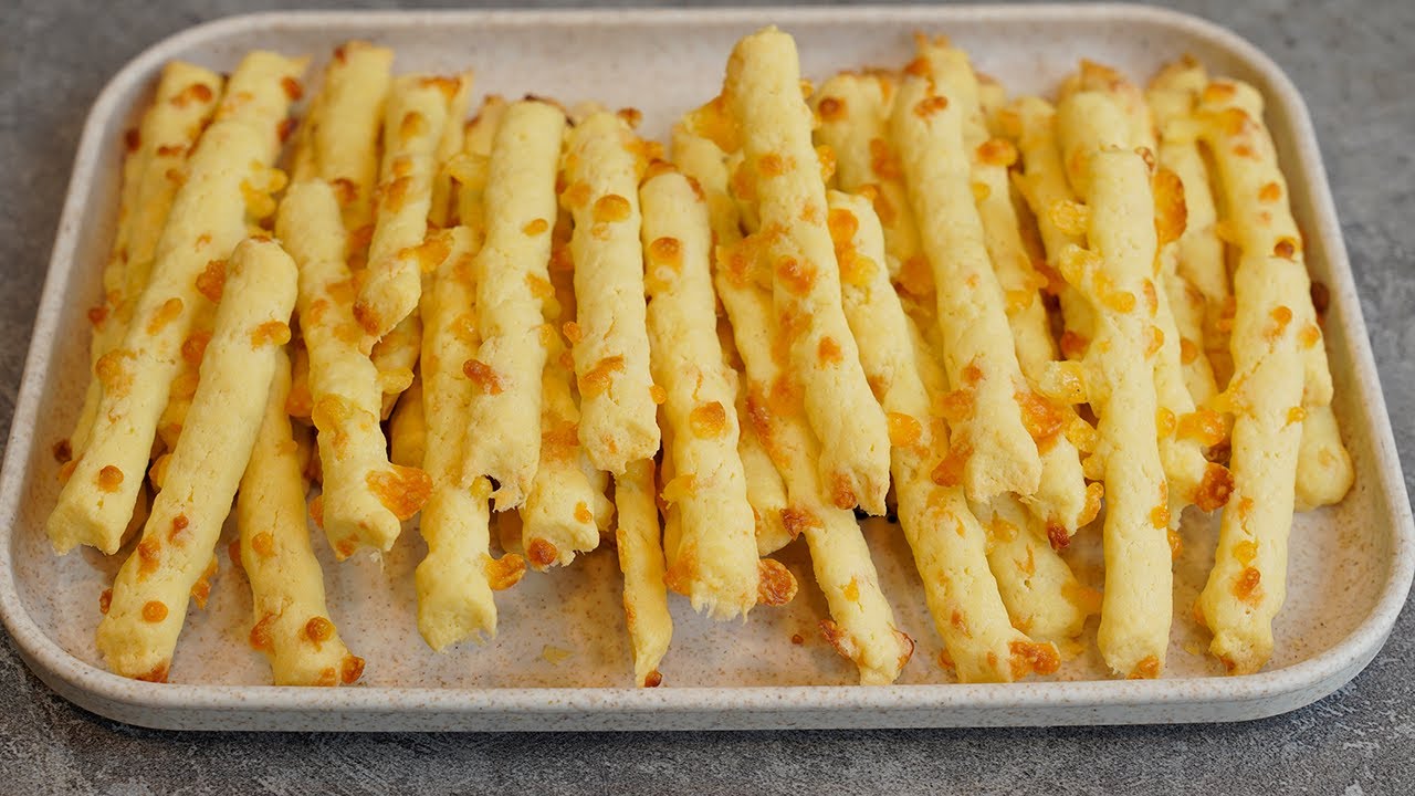 Easy Cheese Sticks Cookies ! Healthy and tastes better than potato fries!