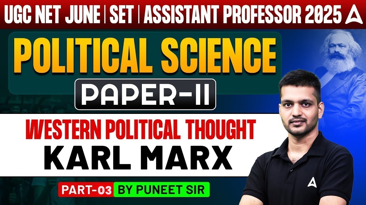 UGC NET June 2025 | UGC NET Political Science Western Political Thought | By Puneet Sir
