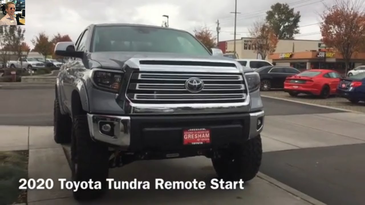 2020 Toyota Tundra remote start 2021