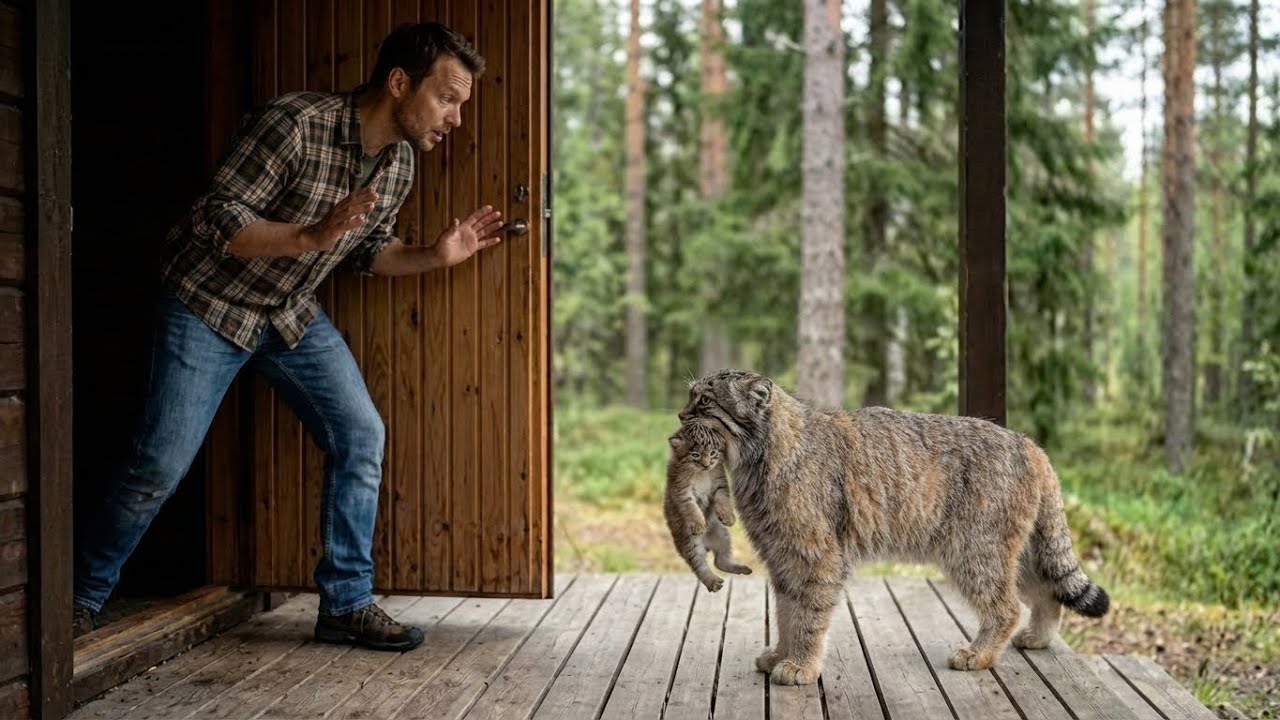 Manul Brought Her Dying Kitten to a Man. What Happened Next Shocked Everyone!