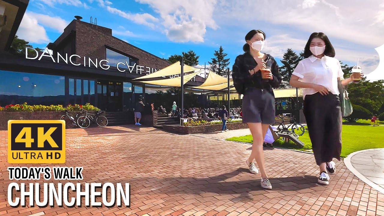 Chuncheon Travel Part 1 | Chuncheon walk | 4k video | Sangsang Madang_Dancing Caffeine.