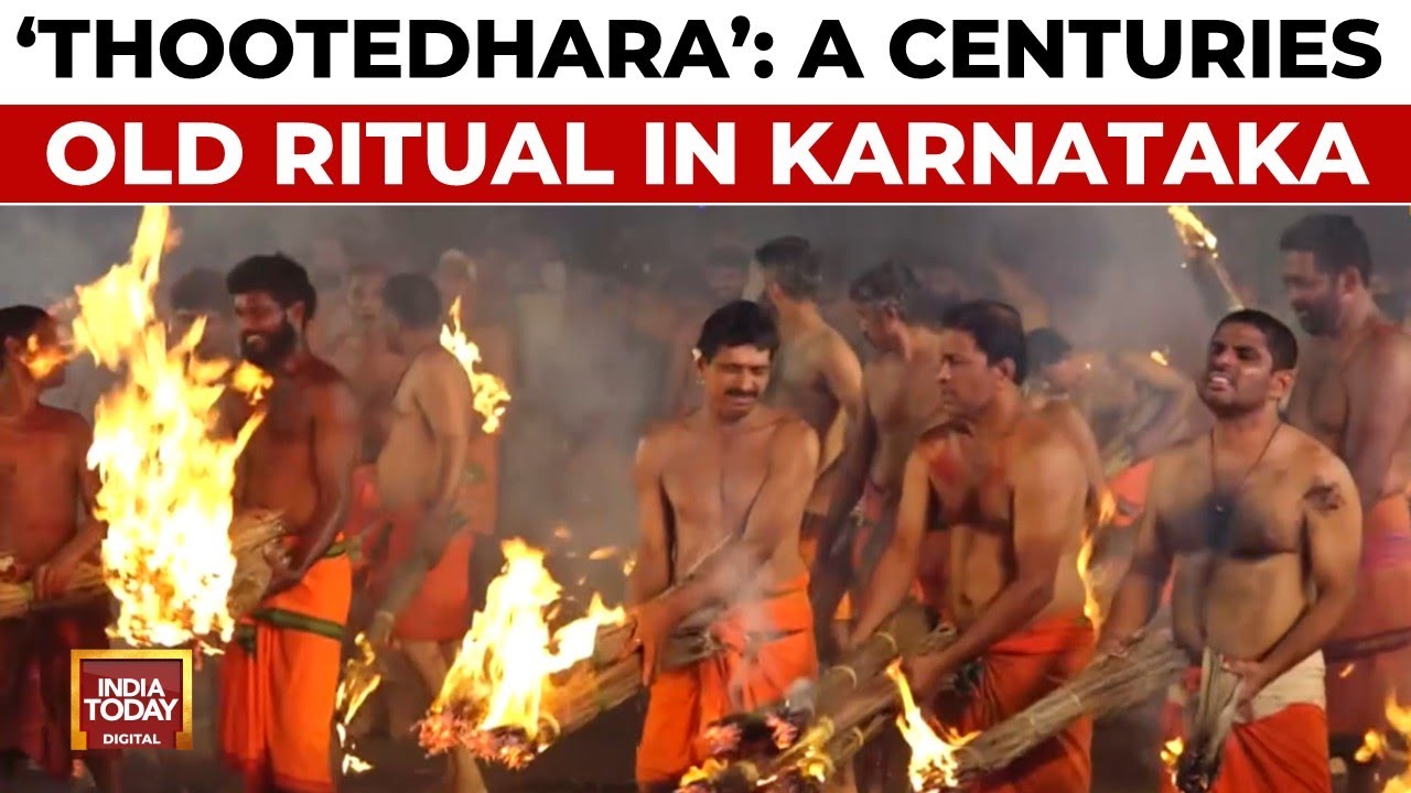 'Thootedara': A Ritual Where Devotees Play With Fire, Celebrated In Mangaluru's Kateel Temple