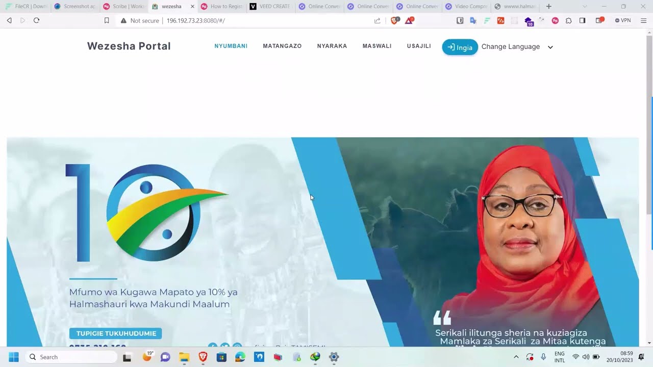 Usajili wa Kikundi cha Huduma Ndogo Za Kifedha kwenye mfumo wa Wezesha Portal