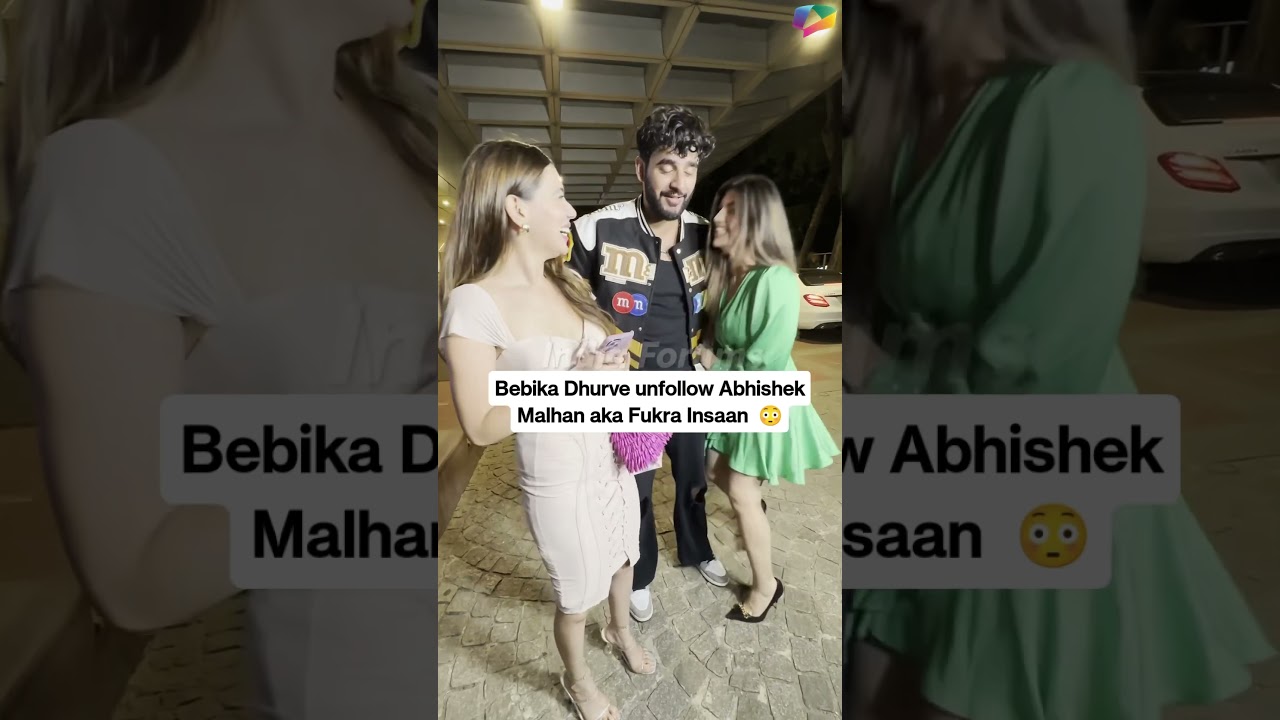 Abhishek Reacts On Bebika Unfollowing Him #shorts