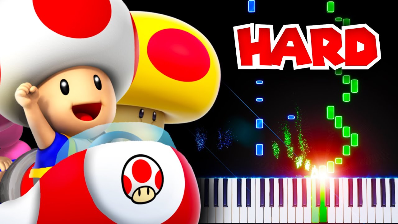 Mushroom Gorge (from Mario Kart Wii) - Piano Tutorial