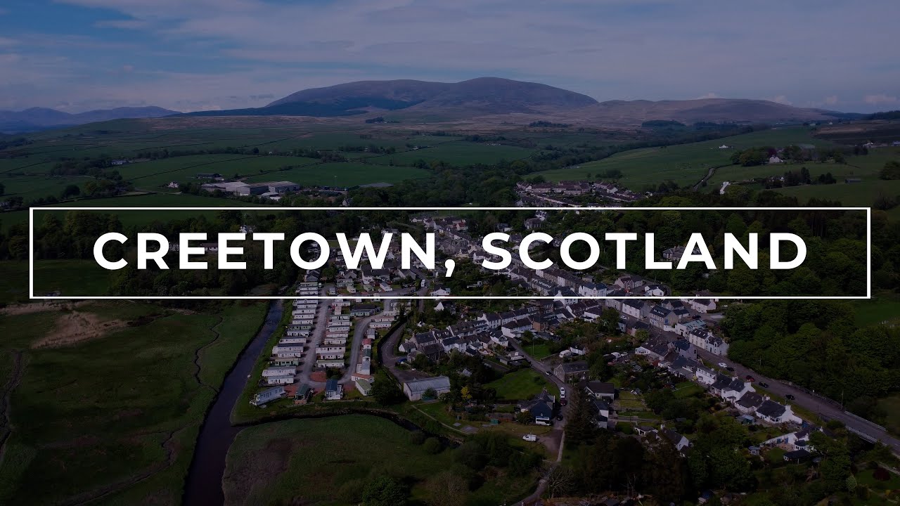 Creetown, Scotland  |  An Amazing View From The Sky  |  4K Drone Footage