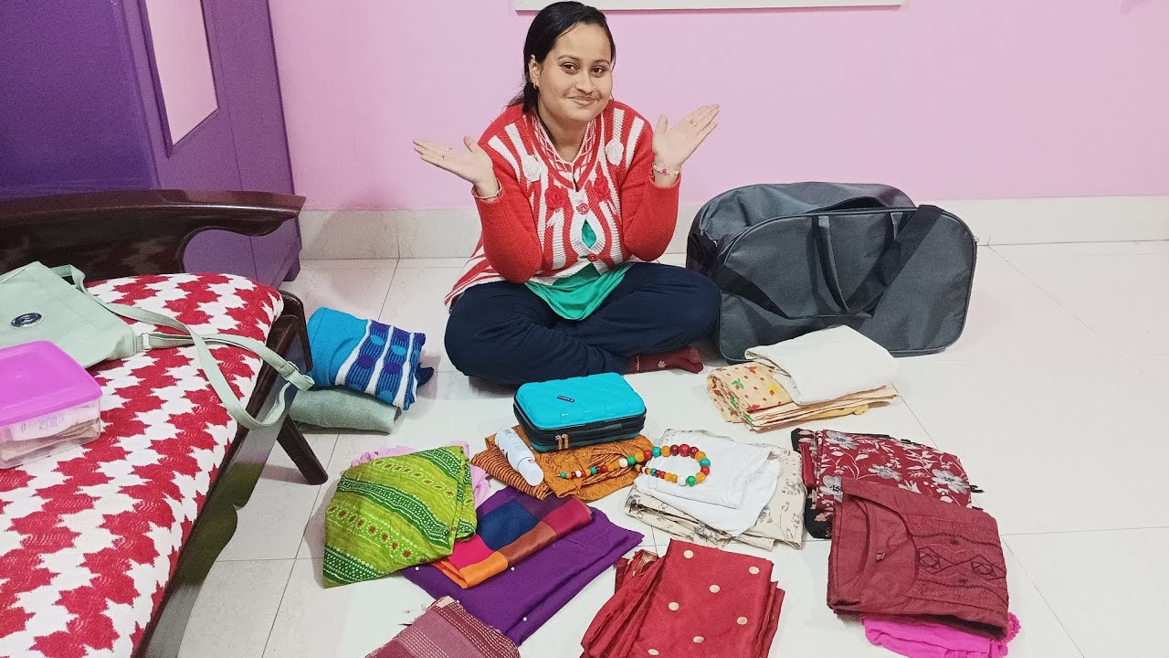 বেনারস যাওয়ার জন্য ব্যাগ গোছানো হয়ে গেল🥳🙏