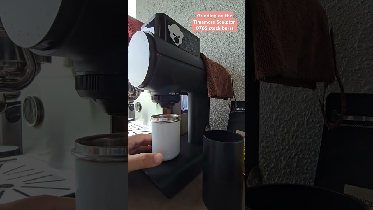 Grinding at 900 rpm for 18g of espresso 