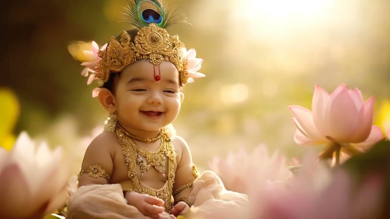 🙏 Mere Krishna Krishna | AI-Generated Krishna Bhajan | Soulful Devotional Video