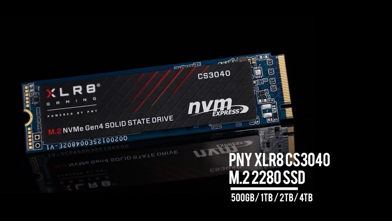 XLR8 CS3040 M.2 2280 NVMe Gen4x4 SSD | PNY SSD