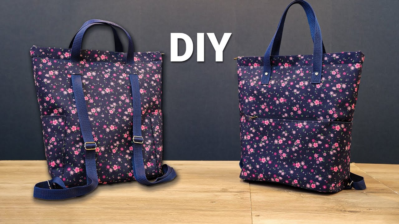 آموزش دوخت کوله پشتی / دوخت توت بگ و ساک دستی  / tote bag training / How to make a tote bag