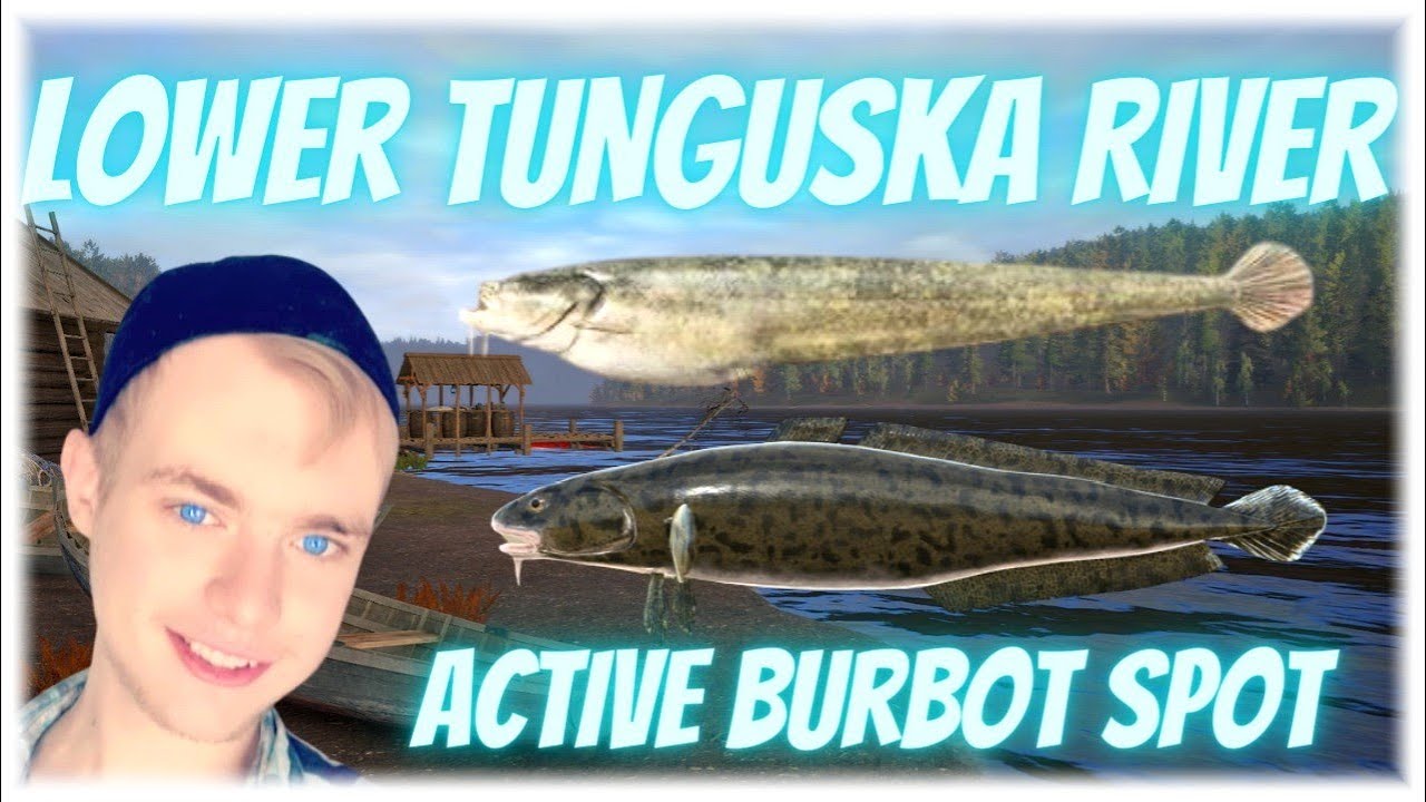 Russian Fishing 4 Lower Tunguska River Active Burbot Spot