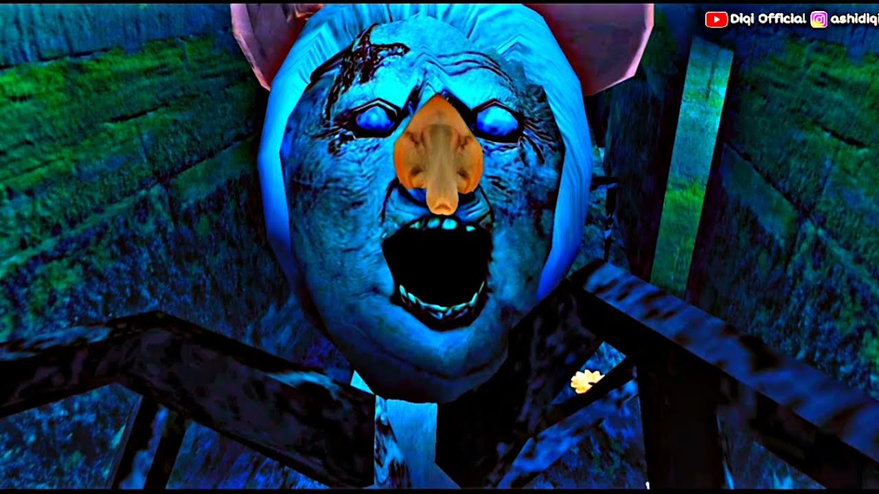 Granny Game Horror Escape Gameplay | Garanny Captured By The Head Of The Grandmother Ghost