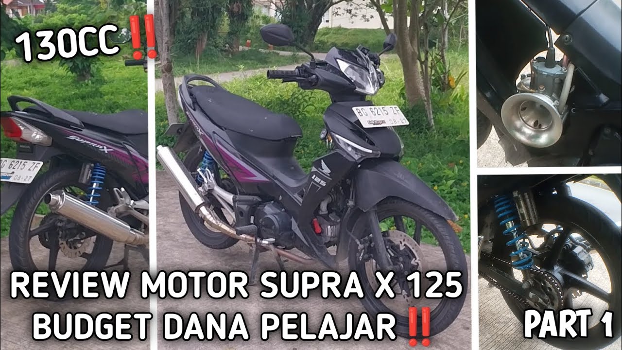 MODIFIKASI BUDGET DANA PELAJAR‼️SUPRA X 125 - 130CC